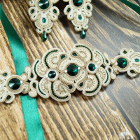 Komplet biżuterii sutasz "Emerald"