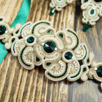 Komplet biżuterii sutasz "Emerald"